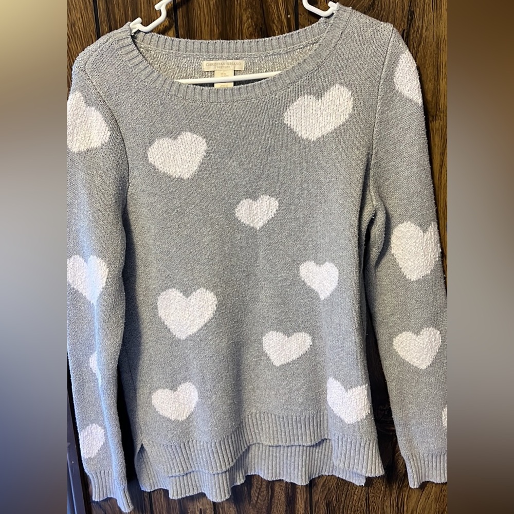 Christian Soriano heart sweater medium